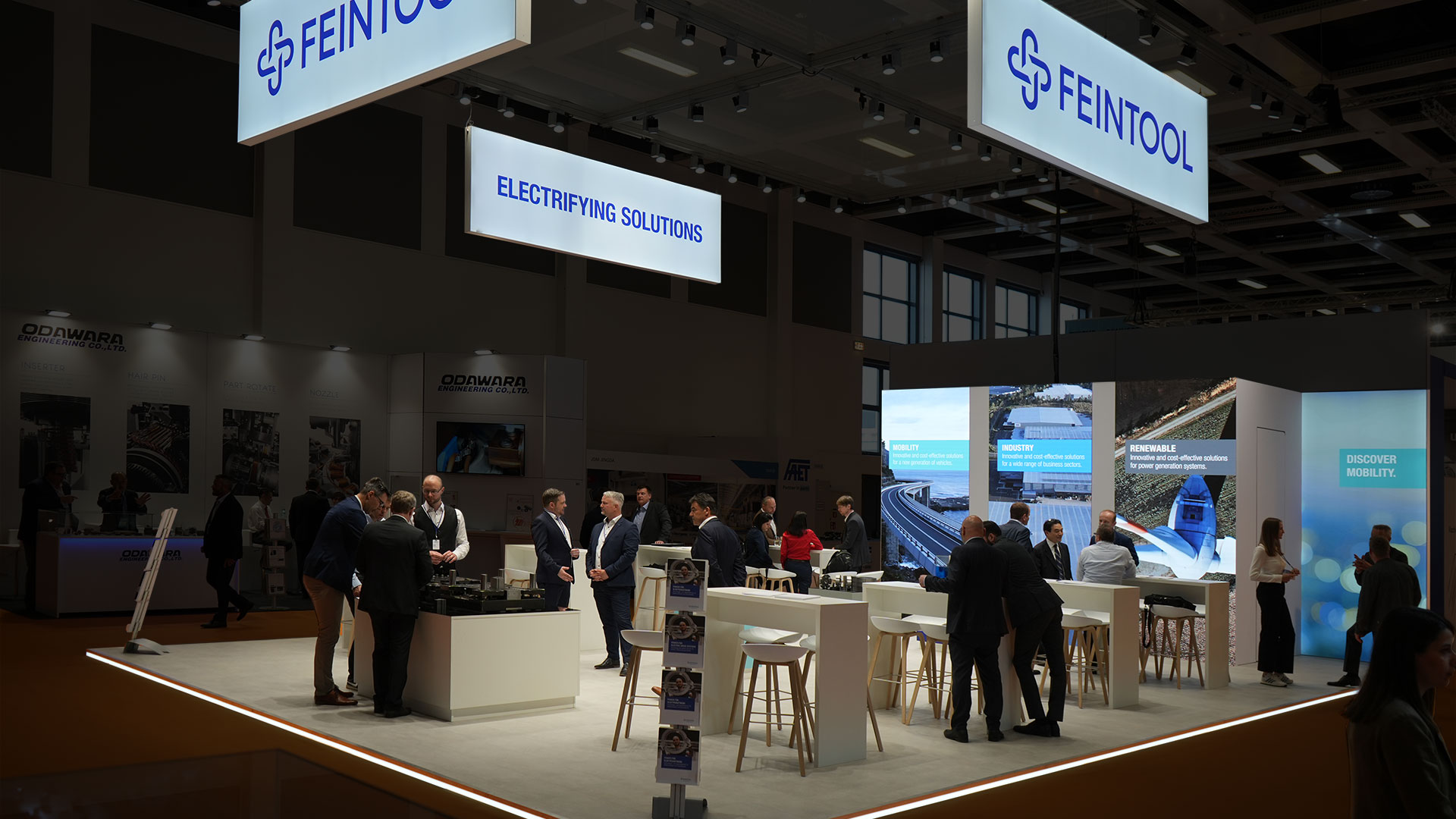 artistic advertising worlds trade show design references Feintool