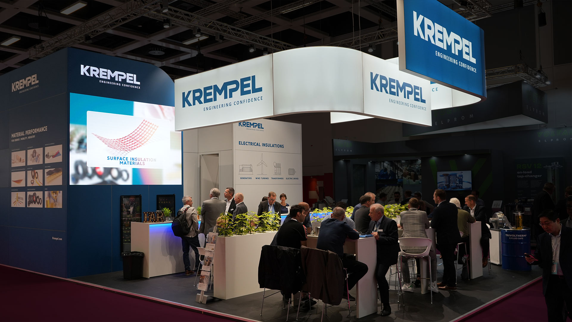 artistic advertising worlds trade show design references Krempel