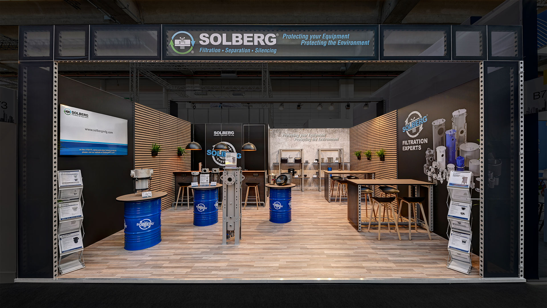 artistic advertising concepts, trade show design, references: Solberg