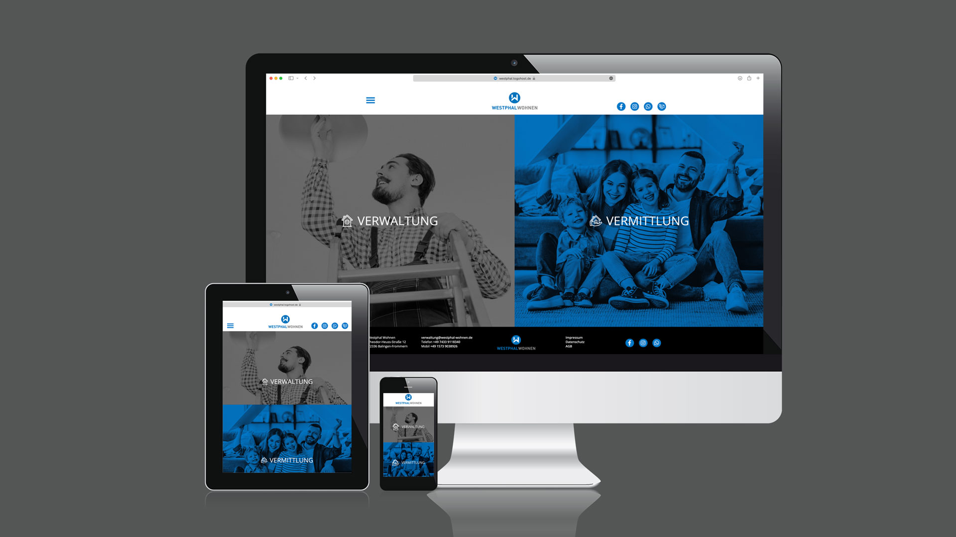 artistic werbewelten gmbh Advertising Agency Client Portfolio: Westphal Wohnen