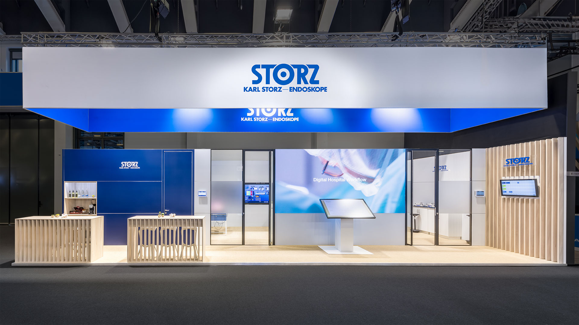 artistic advertising concepts, trade show design, references: Karl Storz