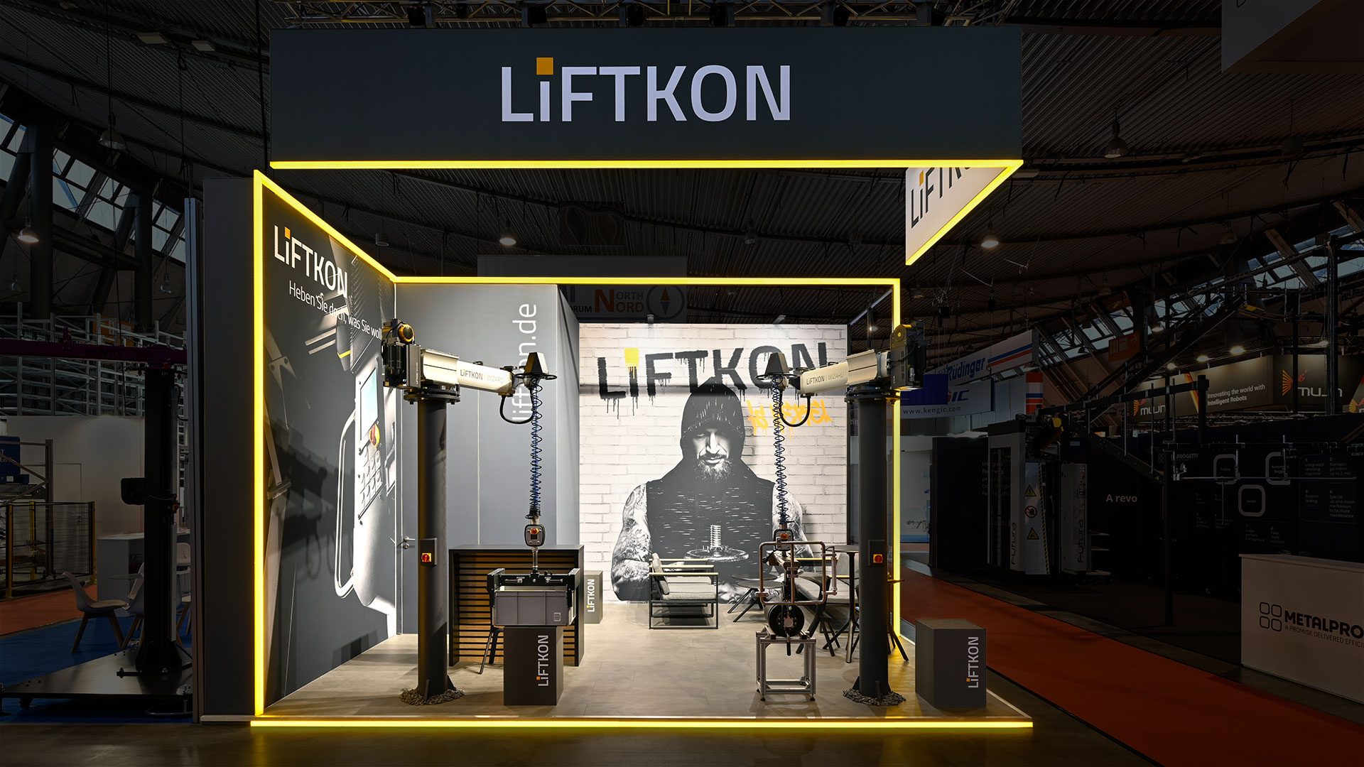 artistic Trade Show Design: Liftkon Case Study