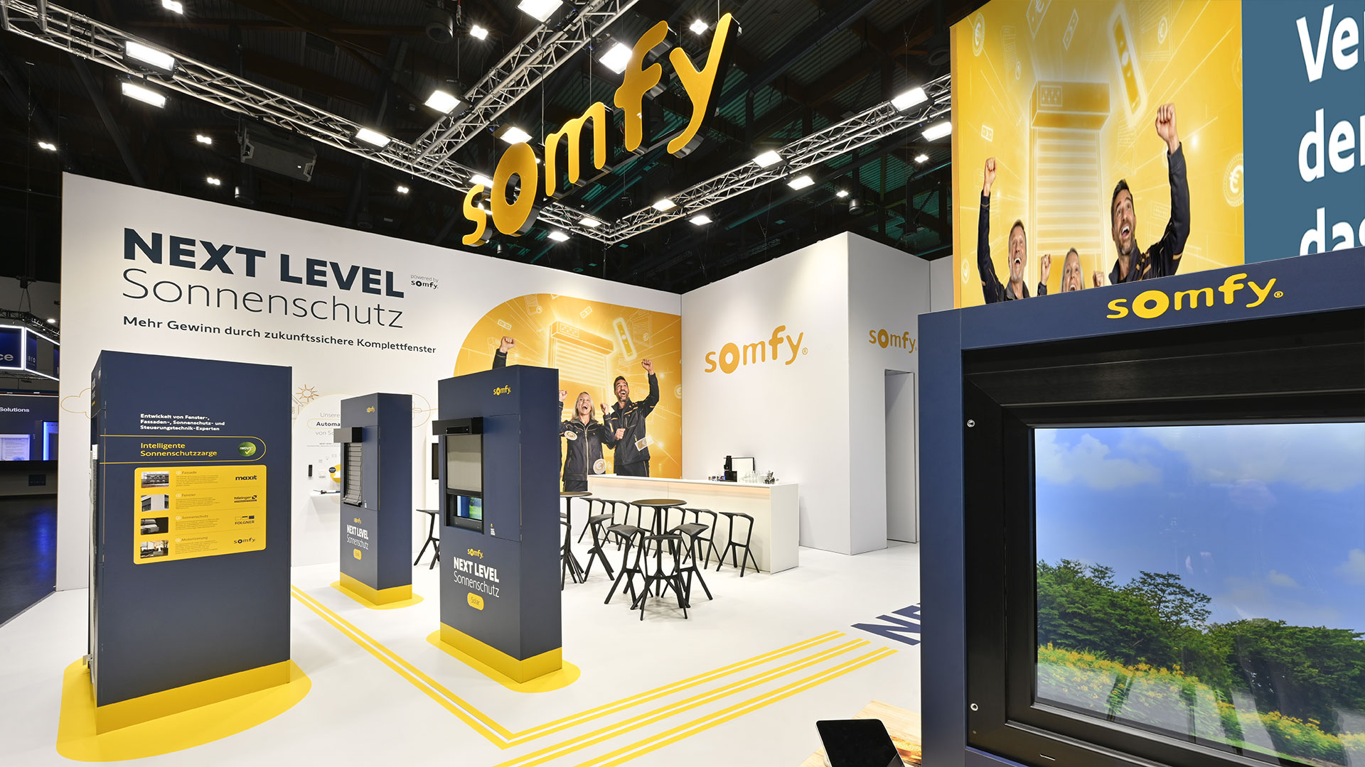 Somfy Booth at the Fensterbau Frontale Trade Show